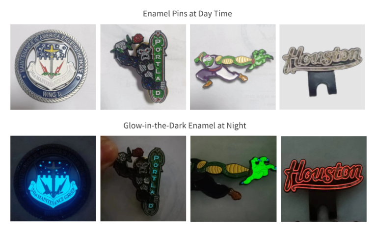 Custom Glow-in-the-Dark Enamel Pin: Let Your Design Glow
