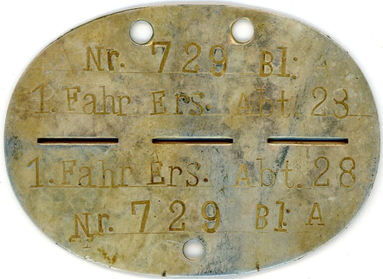 WW2 German Dog Tag Militaria | Original WWII Items For Sale
